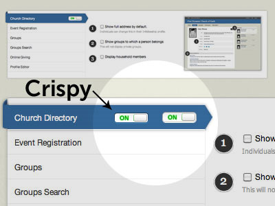 Toggle (Of the crispy variety)