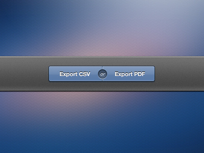 Multi Button blue button csv dark double button download export interface multi button pdf ui ui design ux