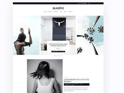 Marni blog blogging fashion lifestyle tavel theme themeforest wordpress