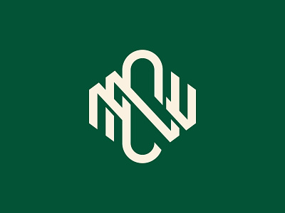 NC Monogram brand identity design graphic design logo logomark monogram personal branding