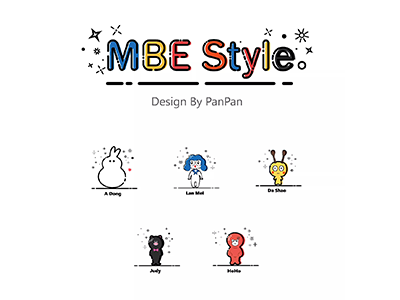 MBE style practice illustration、mbe