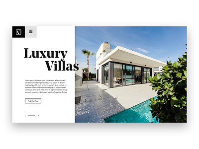 Luxury Villas holiday hotel luxury ui ux villa villas web webdesign website