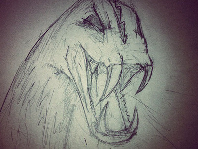 monstah drawing monster sketch