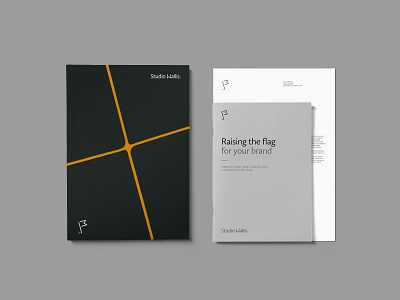 Studio Wallis - Marketing Literature advertising booklet branding design design studio identity literature logo mailer minimal