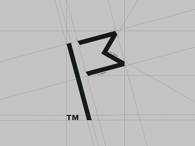 Studio Wallis - Logomark Construction alignment angles branding design identity lines logo logomark precision vector