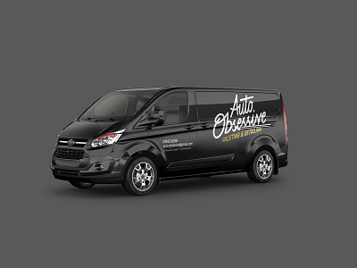 Auto Obsessive - Vehicle Livery branding design identity livery van vehicle