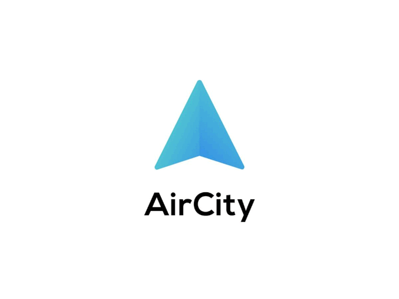 Logo Animation - AirCity after effects animation animation 2d branding graphic design illustration logo motion motion graphics