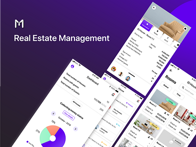 Real estate Management app app concept management app real estate uiuxdesign