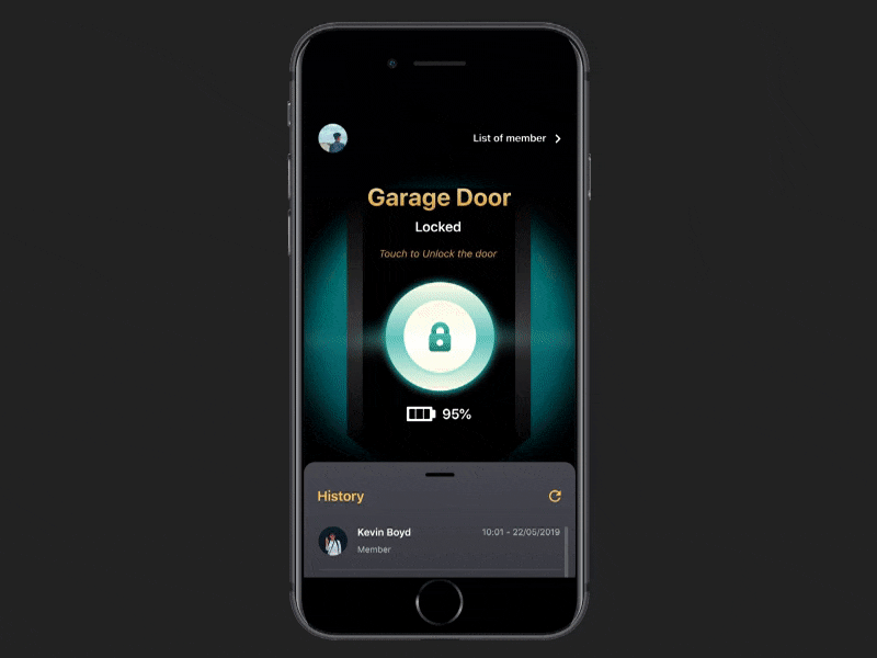 Concept for Remotely Open Door app