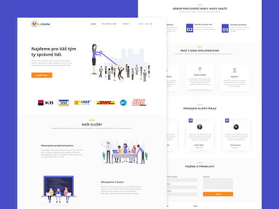Landing page for HR agency - Daily UI 003