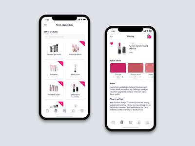 MK app concept - product order app app concept beauty clean concept cosmetic creative daily dailyui design iphone iphone 10 minimal mobile app order product ui ui design uidesign ux