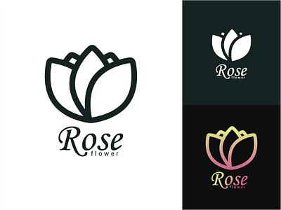 Flower Logo For Shop Or Company branding design design art designer designs dribbble flower flower logo icon logo logo design logodesign logos newbie