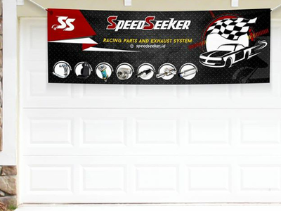 Speed Seeker Banner Design branding branding brand identity business card mockups logo logobranding motorlogo visual identity