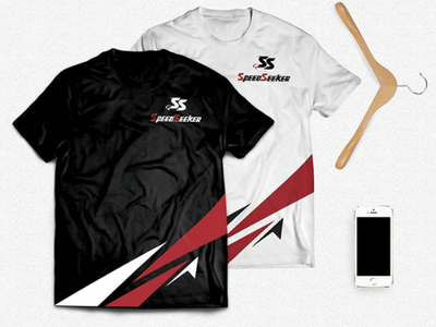Speed Seeker T-Shirt Design branding brand identity business card mockups design graphic design logo logo design motor racing vector visual identity