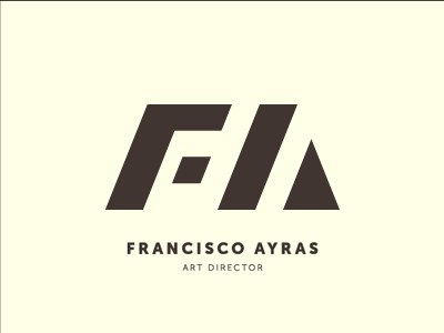 Francisco Ayras - Personal Logo brand personal logo