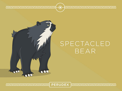 PERUVIAN POKEMON - SPECTACLED BEAR