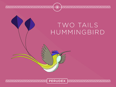 PERUVIAN POKEMON - TWO TAILS HUMMINGBIRD peru perudex pokedex pokemon two tails hummingbird