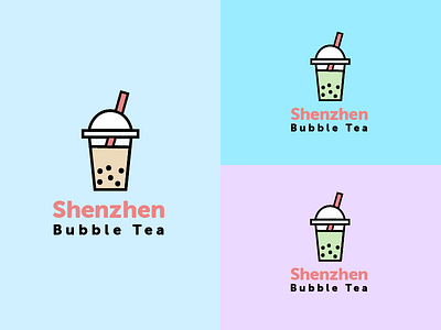 ShenZhen Bubble Tea - LogoCore Thirty Logo Challenge boba bubble tea challenge logocore shenzhen shenzhen bubble tea
