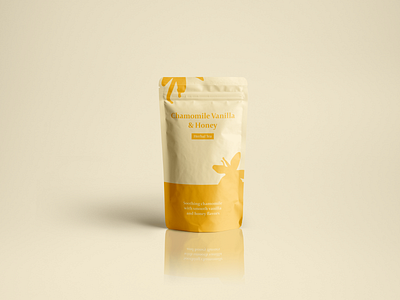 Vanilla Herbal Tea Packaging Design design herbal packagingdesign tea tea packaging ux design vanilla