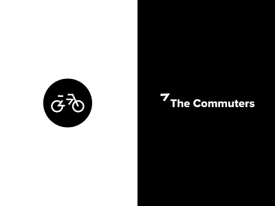 The Commuters Logo Design bicycle bike coding developer logo logo design logo design branding programming the commuters transportation