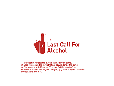 Last Call for Alcohol Logo Design alcohol cards game last call lc4a logo logo design