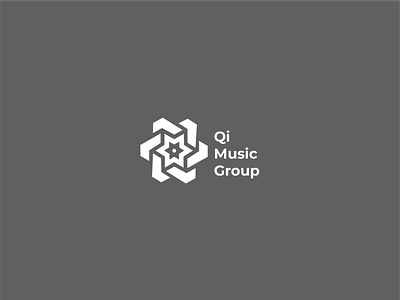 Qi Music Group Concept 3 concept logo exploration music music group qi record label