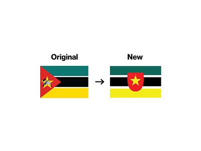 Mozambique Flag Redesign ak47 emblem flag gun mozambique national redesign symbol
