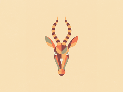 Geometric Gazelle animal clean gazelle geometric geometry minimal shapes simple