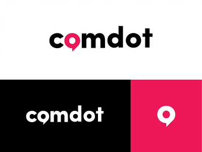 comdot - Logo Concept app bubble com comdot concept dot messege messeging speech