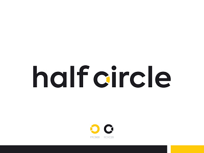 half circle 2020 app branding circle company design icon logo logo design minimal ui ux vector