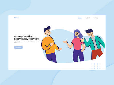 WeMeet Web Landing Page