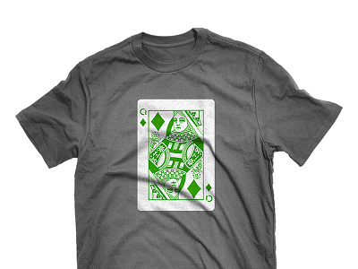 C4Q Queen Of Diamonds T-shirt