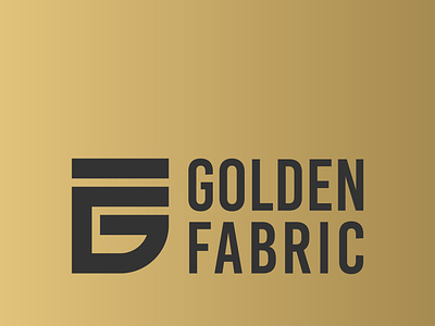 Golden Fabric Logo golden logo monogram