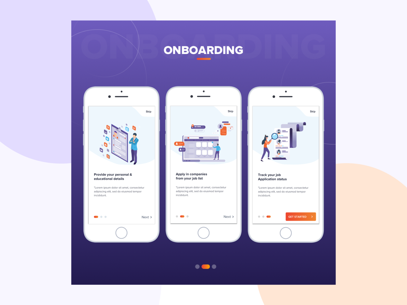 Onboarding of College Placement App by Nishant gupta on Dribbble