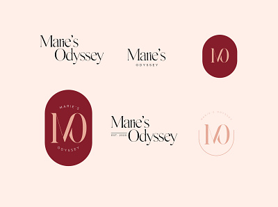 Marie's Odyssey Brand Identity Design brand branding design logo logo branding identity design logodesign