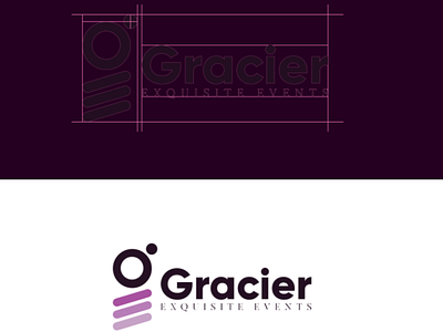 Gracier Exquisite Events logo design logo branding identity design