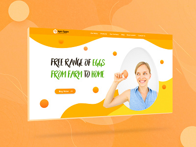 Agro Egzz Landing Page Mockup