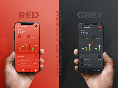 Your Wallet Screen branding design typography ui