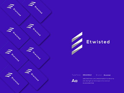E twisted logo concept app brand identity branding creative e icon e letter e monogram e sign ecommerce minimal minimalist mordern e logo mordern e logo simple