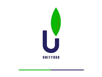 Letter U based logo design icon illustrator