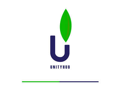 Letter U based logo