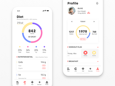 Fitness App app iphonex