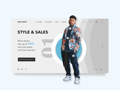 Fashion shot branding design designer typography ui uiux ux web webdesign website