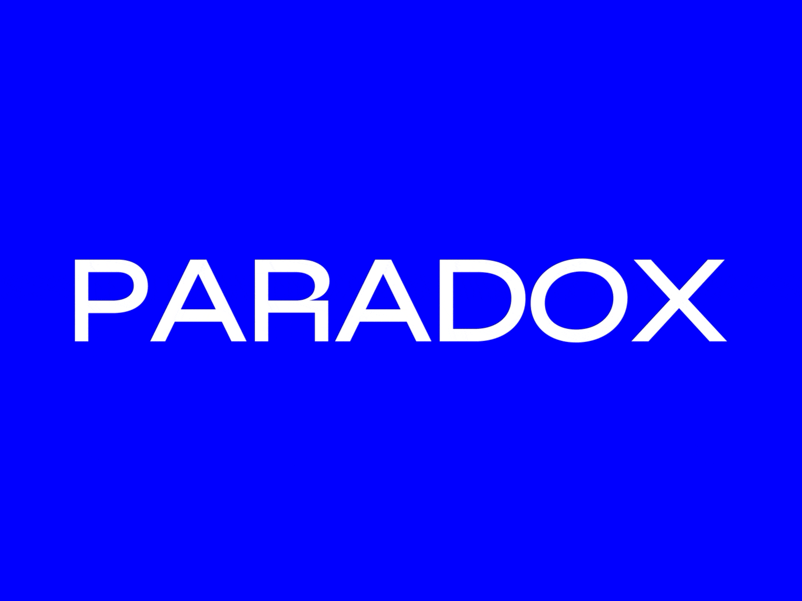 Paradox animated gif animated type gif kinetic type motiongraphics typogaphy