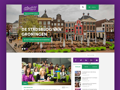 Clickt Groningen blog city clickt design dutch groningen people web website