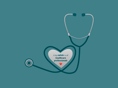 Stethoscope Illustration app design healthcare professionals illustration sketch tribute
