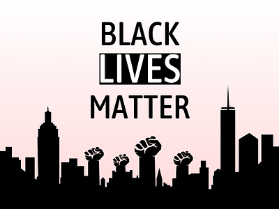 Black Lives Matter app branding design illustration nyc poster poster design sketch typography usa