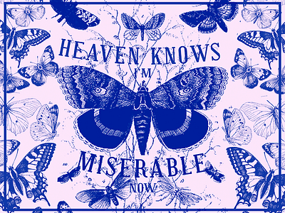 Heaven Knows I'm Miserable Now the smiths typography whip