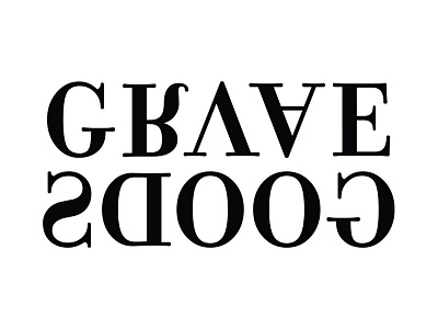 Grave Goods Logo branding logo