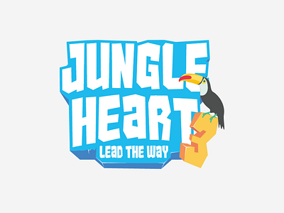 Jungle heard logo design app branding corporate branding design flat handlettering identity illustration lettering logo logo design logotype mobile type typogaphy typography ui ux vector web